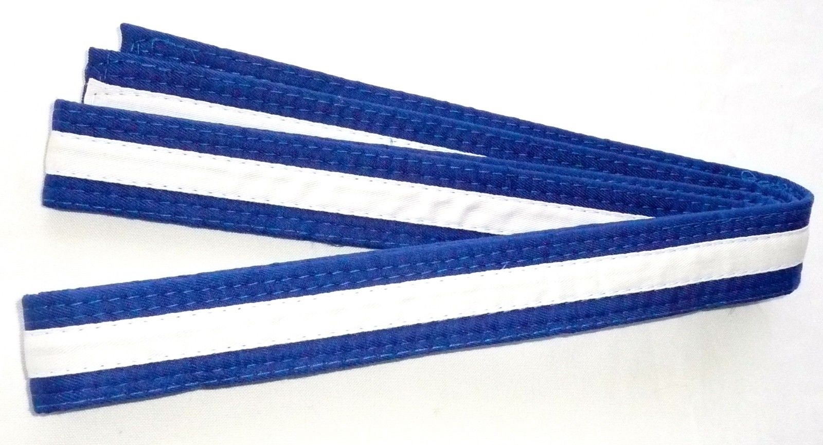 Macho Blue Belt w/White Stripe