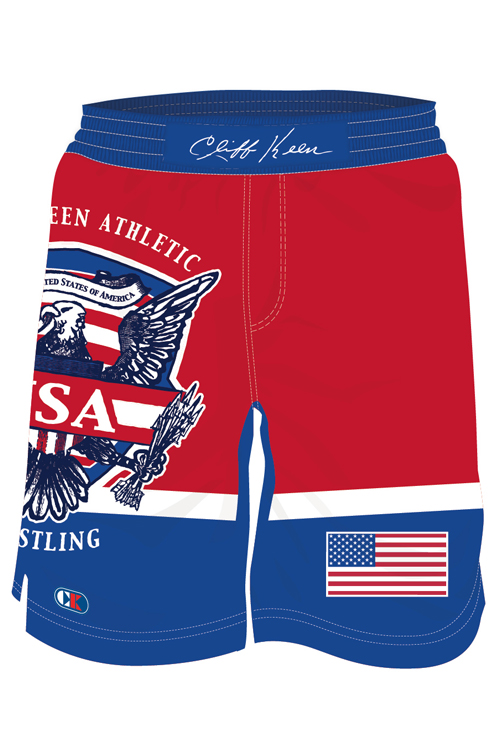 Cliff Keen Sublimated Historic Eagle Board Shorts