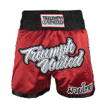 Triumph United Thai Fighter Shorts - Red