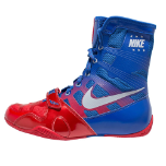 Nike HyperKO Boxing Shoes - Sky Blue/Red