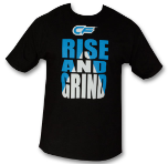 Cage Fighter Rise & Grind Youth T-shirt - Black