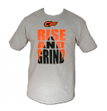 Cage Fighter Rise & Grind Youth T-shirt - Grey