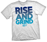 Cage Fighter Rise & Grind Fade T-shirt - White