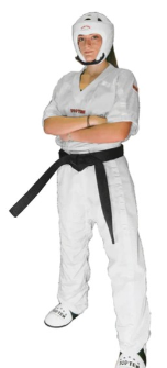 Fighter Top Ten Mesh Karate & Kickboxing Uniform  - White