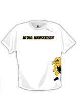 Iowa Hawkeyes Herkie Loose Gear Workout Shirt