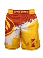 Cage Fighter 2015 NCAA Iowa State Splatter Shorts