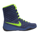 Nike KO Boxing Shoes - Navy/Lime