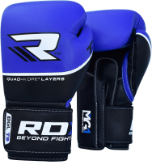 RDX Quad-Kore Leather Training Gloves (14 oz.)