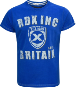 RDX Cotton British Blue T-Shirt