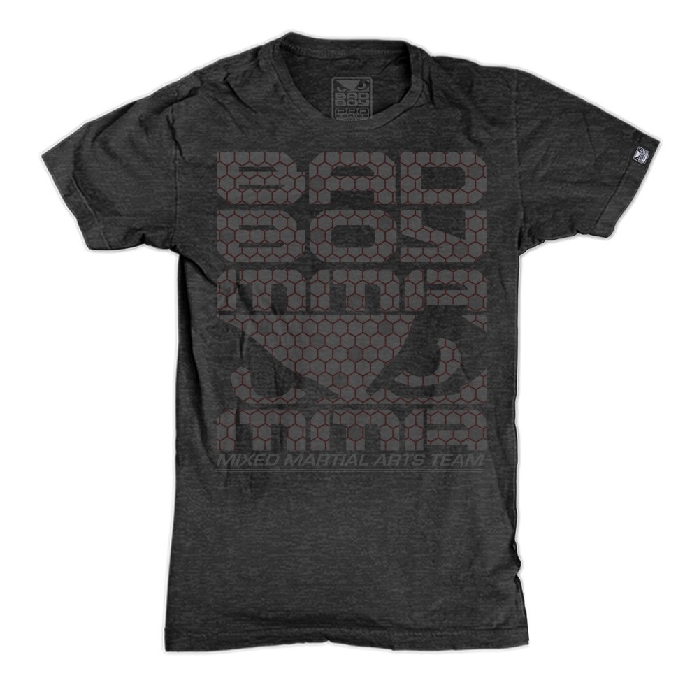 Bad Boy MMA Team Tshirt Charcoal