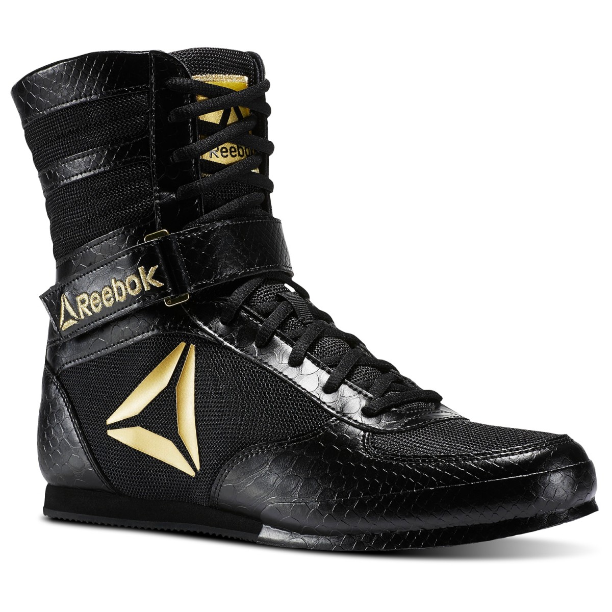 Reebok Renegade Pro Boxing Boots - Black/Gold