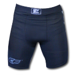 Cage Fighter Walk Out Compression Shorts - Black