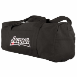 4-Pocket Jiu Jitsu Duffel Gear Bag in Gi Fabric - Black