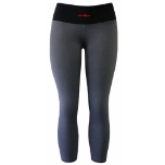 Clinch Gear Cross Training Performance Tights - Grey/Red