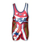 Cage Fighter Jordan Burroughs USA Singlet - Red Cage Fighter Jordan Burroughs USA Singlet - Red