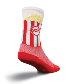 Popcorn Crew 6"  Socks