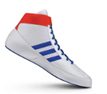 Adidas HVC II Youth Wrestling Shoe-White-Red-Royal