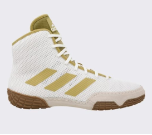 Adidas 231-Tech Fall 2.0 Youth Wrestling Shoe-White/Vegas Gold