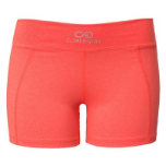 Cross Training Compression Micro Booty Shorts - Coral