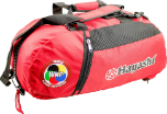 Fighter Backpack-Sportsbag Combination "WKF" "WAKO"  - Red/Black