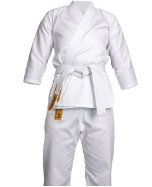 Fighter Hayashi Gakusei Lightweight White Student Uniform - 7oz SPE 019