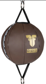 Fighters Punch Ball with Base MF-PRO - Brown/Gold