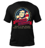 Torque Forrest For President T-Shirt - Black