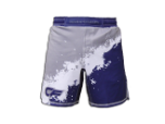 CF Splatter MMA Board Shorts - Grey  and Navy Blue