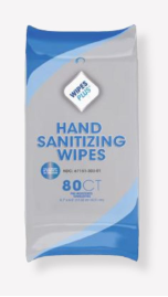 Hand Sanitizing Alcohol Free Wipes (Case 12-80 ct.)