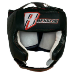 Leather Headgear with Cheek Protection - No Chin