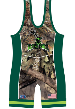 Cliff Keen Metcalf Series Bull Sublimated Wrestling Singlet