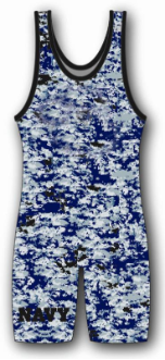 Matman Youth Navy Camo Wrestling Singlet Matman Youth Navy Camo Wrestling Singlet