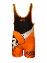 Cage Fighter 2015 NCAA Oklahoma Splatter Singlet Cage Fighter 2015 NCAA Oklahoma Splatter Singlet