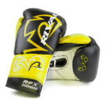 Rival RFX Guerrero Pro Fight Gloves - Black/Yellow