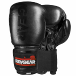 Sentinel S3 Pro Leather Gel Padded Sparring Boxing Gloves - Limited Edition - Black/Black