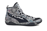 Rival Low Cut Boxing Boot - Silver Snakeskin/Black