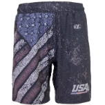 USA Black Flag Competition Board Shorts