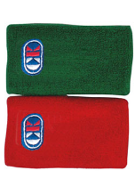 Cliff Keen Wrestling Tournament Wrist Bands - Green and Red