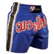Satin Muay Thai Shorts - Blue