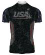 Cliff Keen USA Black Flag Compression Gear Top
