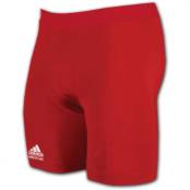 Adidas Stock Men's Compression Athletic Shorts - Red