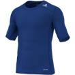 Adidas Tech Fit Short Sleeve Compression Shirt - Royal Blue