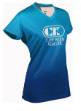 Women's Sublimated V-Neck Loose Gear Shirt - Faded Blue