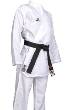 Fighter Hayashi White Lightweight Karate Uniform Gi - Premium 100% Polyester