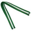 Macho Green Belt w/White Stripe