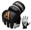 RDX Leather Gel MMA Gloves
