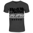 Red Nose Brazilian Jiu-Jitsu Fight T-Shirt - Grey