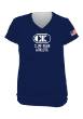 Women's Sublimated V-Neck Loose Gear Shirt - Navy
