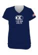 Cliff Keen Women's Sublimated V-Neck Loose Gear Shirt - Navy